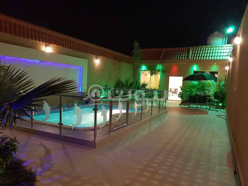 شاليه مع مسبح للإيجار اليومي في المهدية، غرب الرياض شاليه مع مسبح للإيجار اليومي في المهدية، غرب الرياض