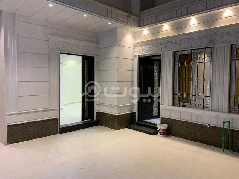 Villa staircase hall with 2 apartments for sale in Alawali, West of Riyadh