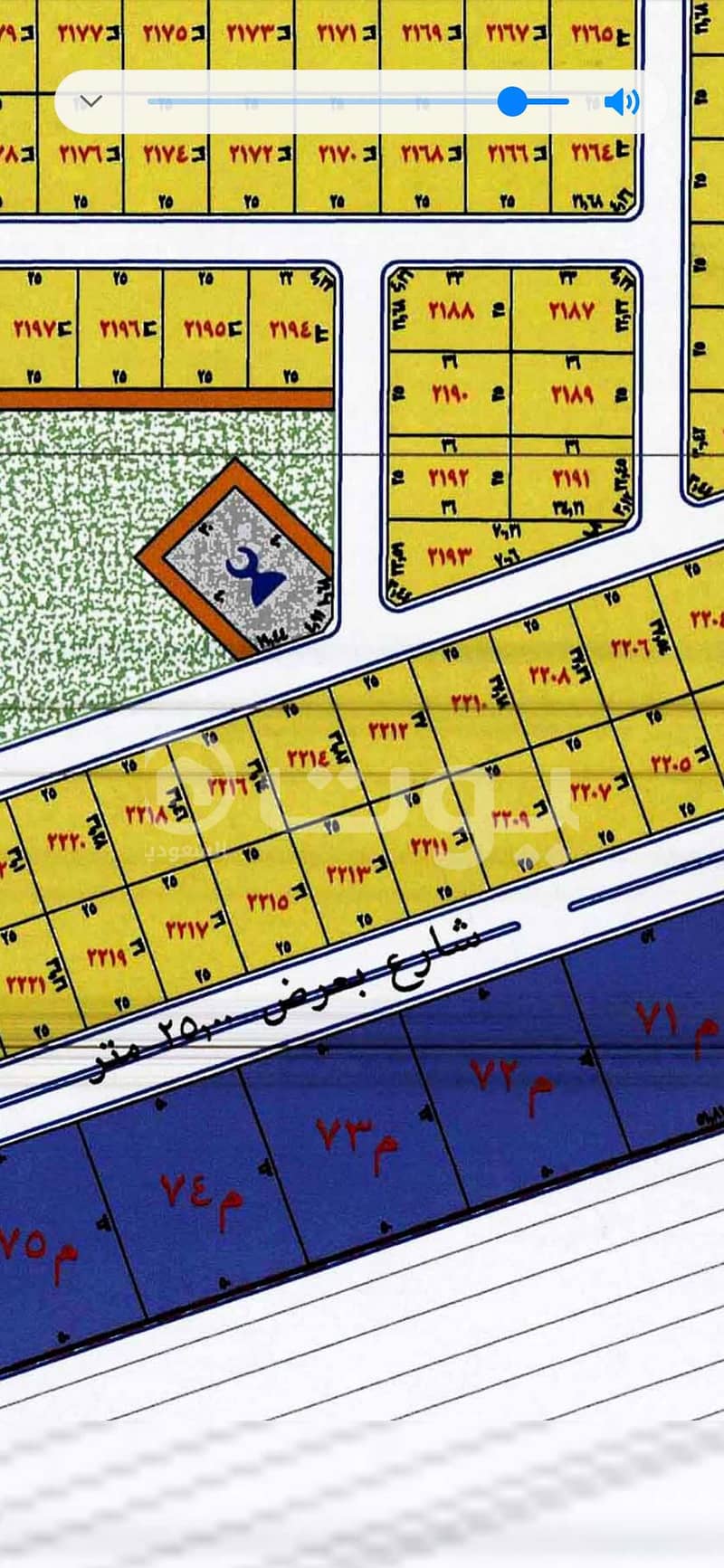 Residential Land 887 SQM for sale in Taiba district