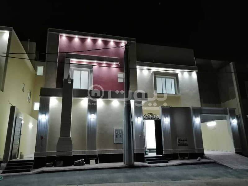 Internal staircase villa and 2 apartments for sale in Al Bayan, East Riyadh