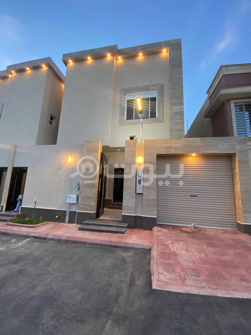 Two duplex villas for sale in Al Qirawan district, north of Riyadh