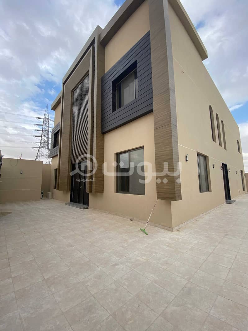 Villa with istiraha and park for sale in Hittin, North Riyadh