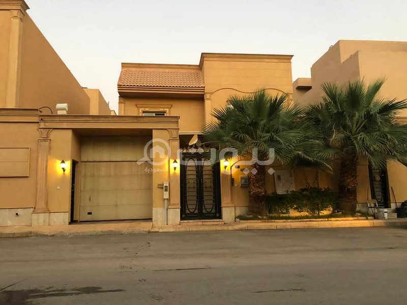 Villa with a roof for sale in Al Nakhil, North of Riyadh