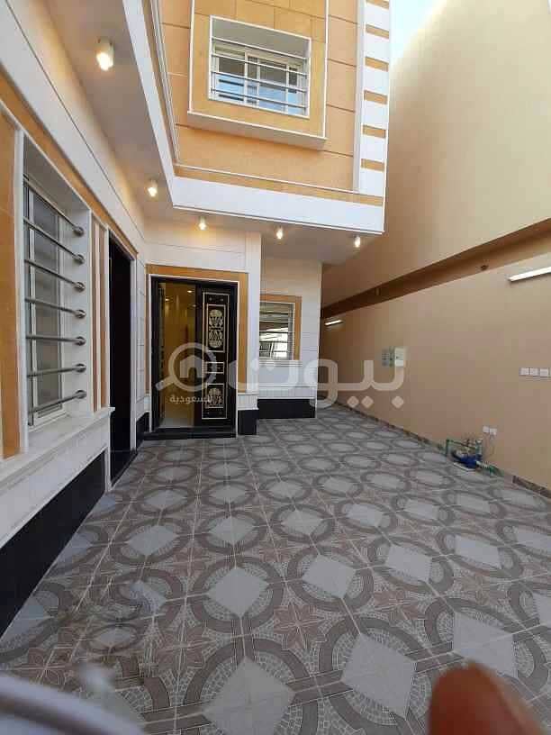 Spacious Villa | Stairs in the hall for sale in Al Rimal, East of Riyadh