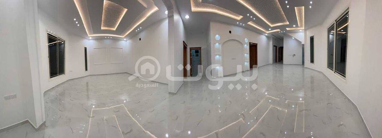Luxurious villa for sale in Al Qadisiyah district, east of Riyadh