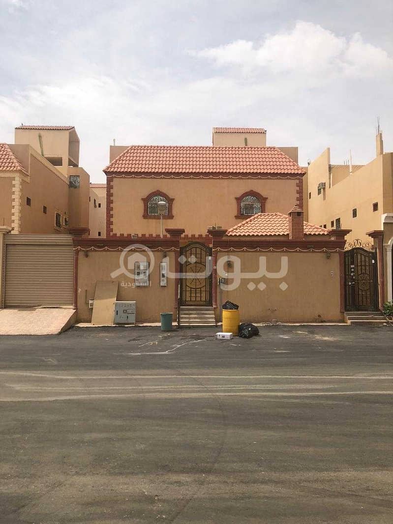 For sale a corner villa and 3 apartments in Al Mousa district, west of Riyadh