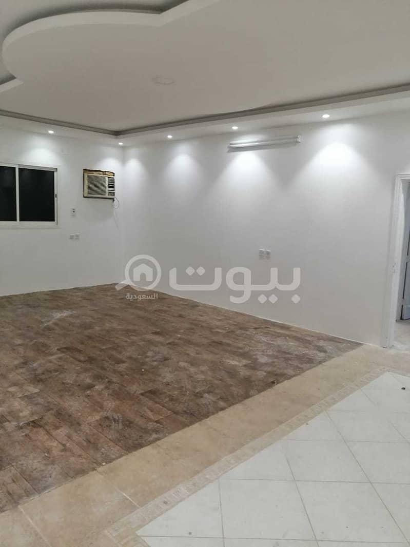 Ground floor for rent in Al Uraija Al Gharbiyah, west of Riyadh