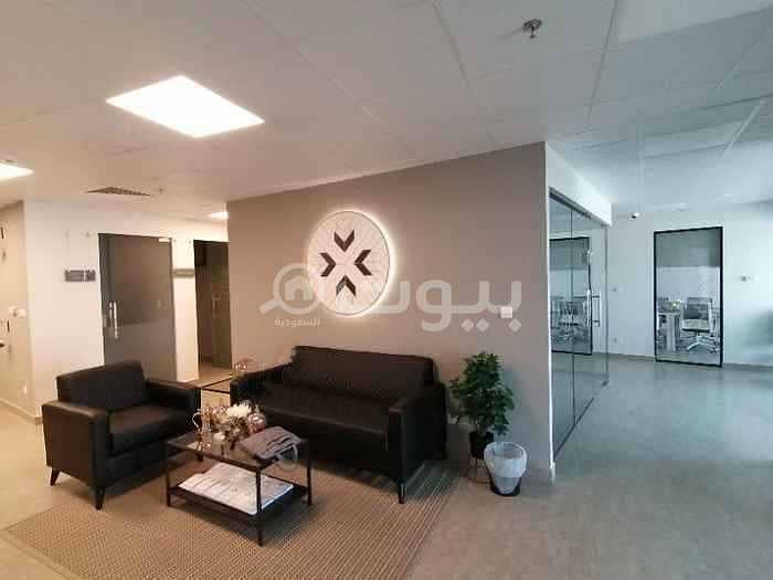 مكاتب إدرية مجهزة بالكامل للإيجار شامل الخدمات في الفيحاء، شمال جدة