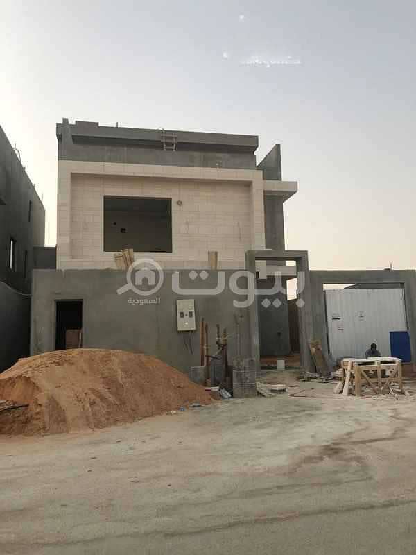 Villa staircase hall and modern apartment with park for sale in Al Arid, North of Riyadh