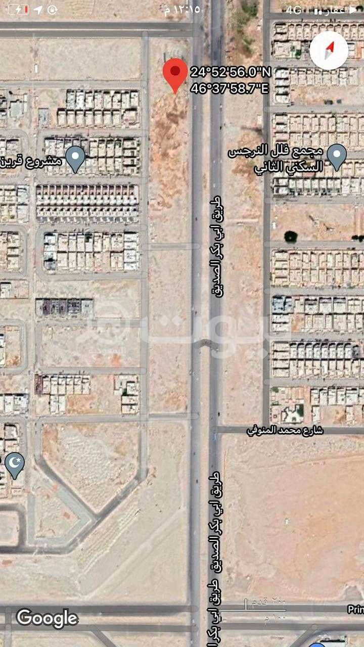 Commercial land for sale in Al Arid, North of Riyadh| 3257 sqm