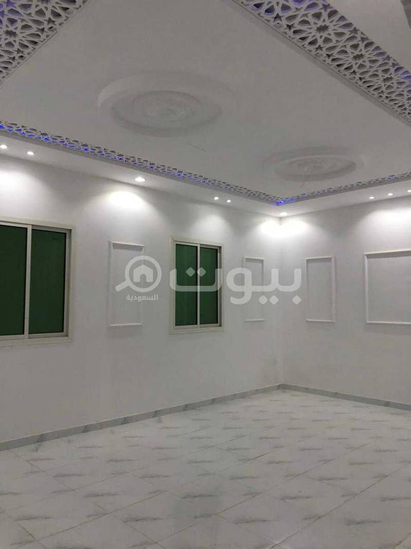Indoor staircase villa and apartment for sale in Al Waha Al Rimal neighborhood, east of Riyadh