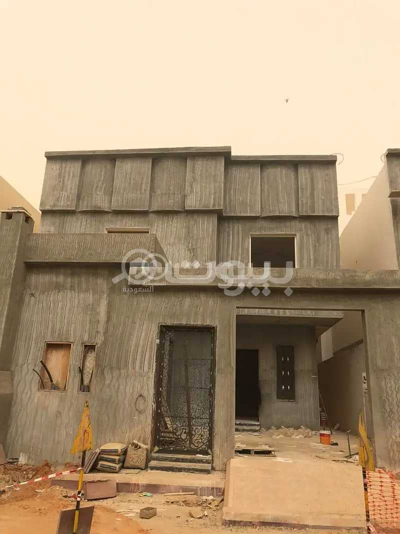 An indoor staircase villa for sale in Al Rimal, east of Riyadh