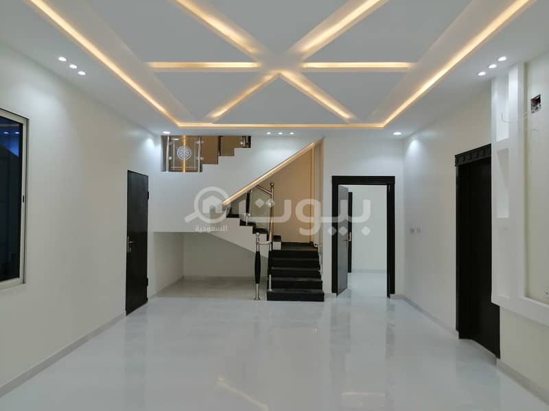 Villa stairway in the hall and 2 apartments in Al Rimal, East of Riyadh
