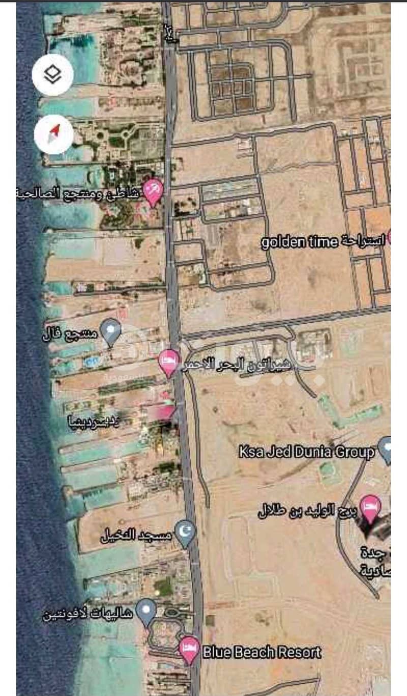 بلوك سكني للبيع بالأمواج جنوب مخطط اليمامة، شمال جدة