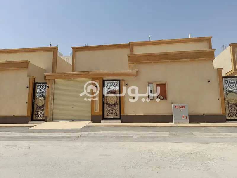 دور أرضي مؤسس شقتين للبيع في الشفا، جنوب الرياض