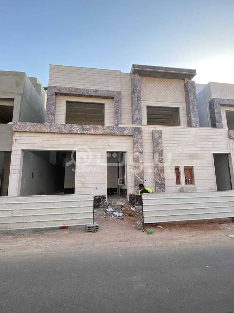 Three luxury villas for sale in Al Munsiyah district, east of Riyadh
