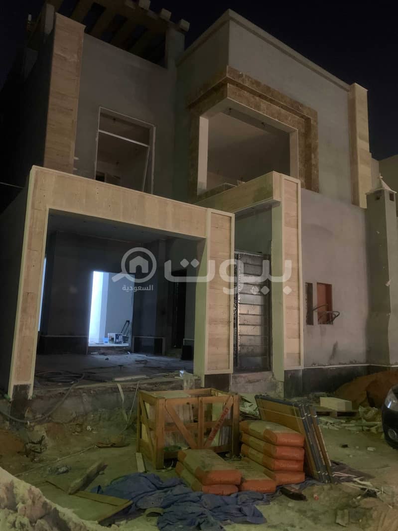 Two modern villas for sale in Al Munsiyah, east of Riyadh