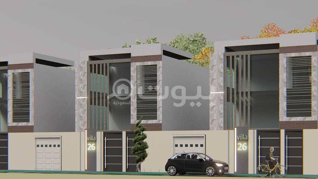 Two duplex villas for sale in Al Munsiyah district, east of Riyadh