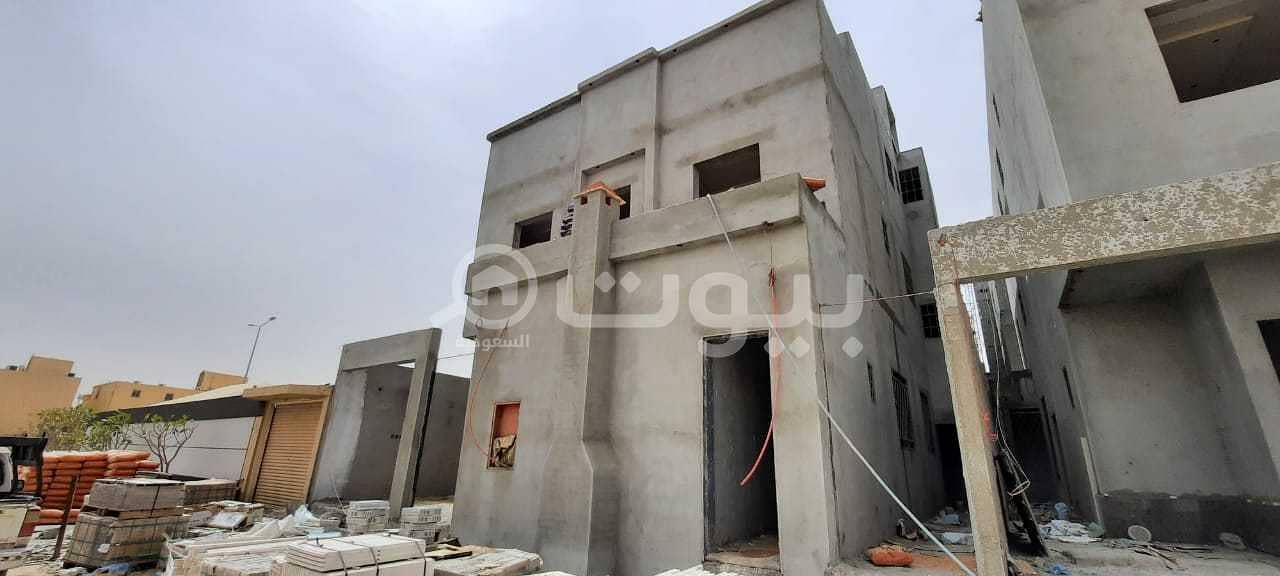 Corner villas for sale in Al Munsiyah district, east of Riyadh