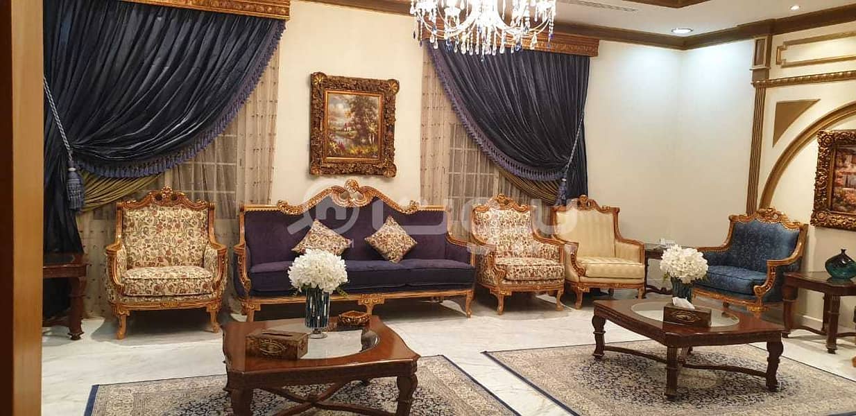 Villa Internal Staircase In The Hall For Sale In Al Hamra, East Riyadh