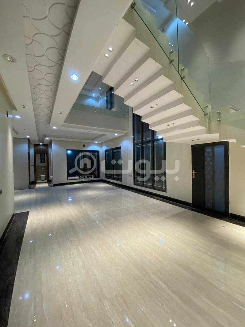 Villa staircase hall and apartment for sale in Al Munsiyah, East of Riyadh