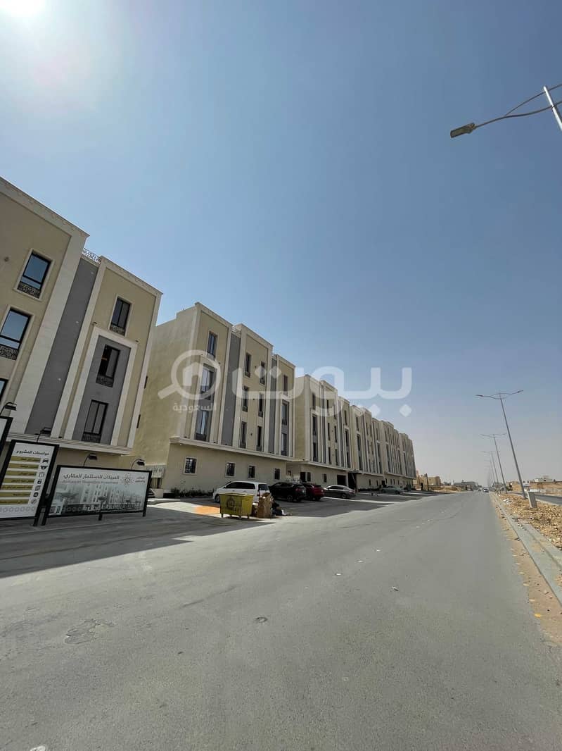Apartment for sale with private roof in Al Qirawan district, north of Riyadh