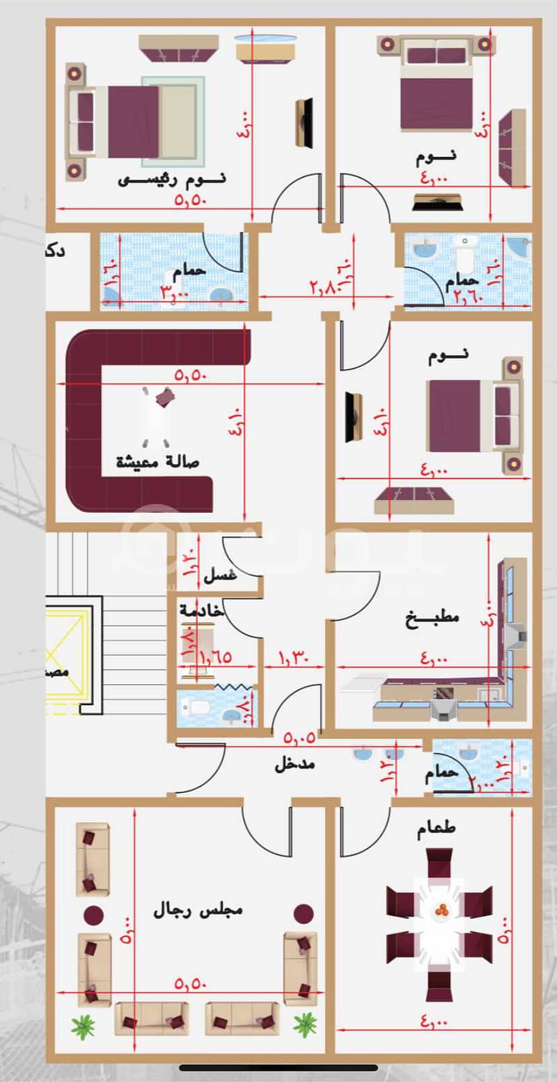 Apartment | 189 SQM for sale in Al Salamah, North of Jeddah
