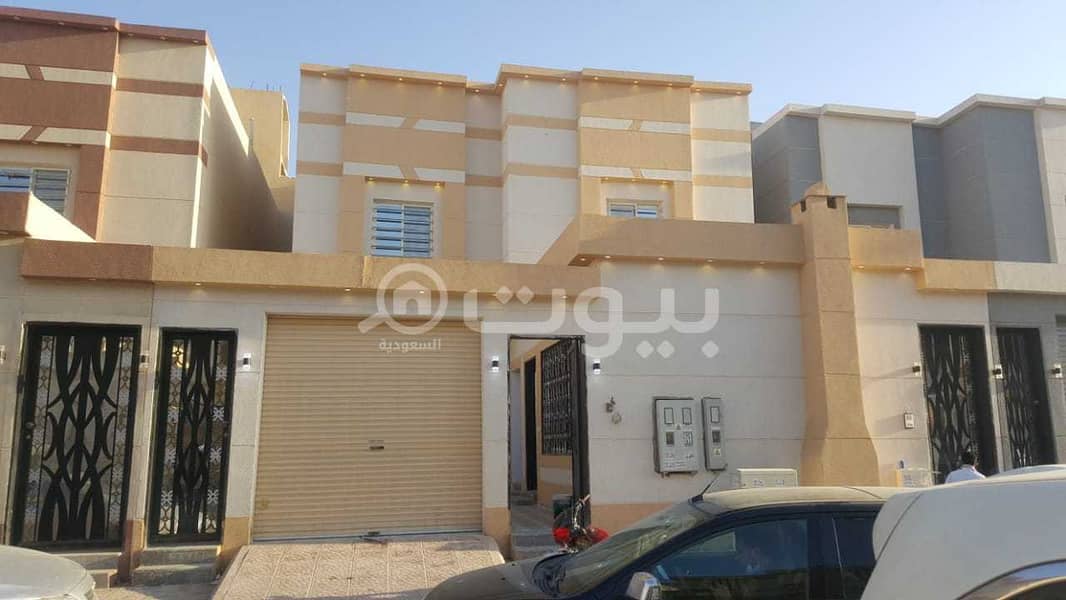 Villa staircase hall and 2 apartment for sale in Al Rimal, east of Riyadh