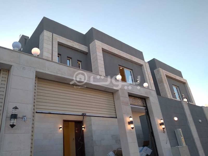 Modern villa with two roofs for sale in Al Yaqout, North Jeddah