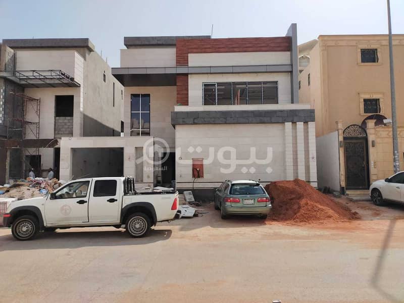 Luxury villa for sale in Qurtubah, east of Riyadh