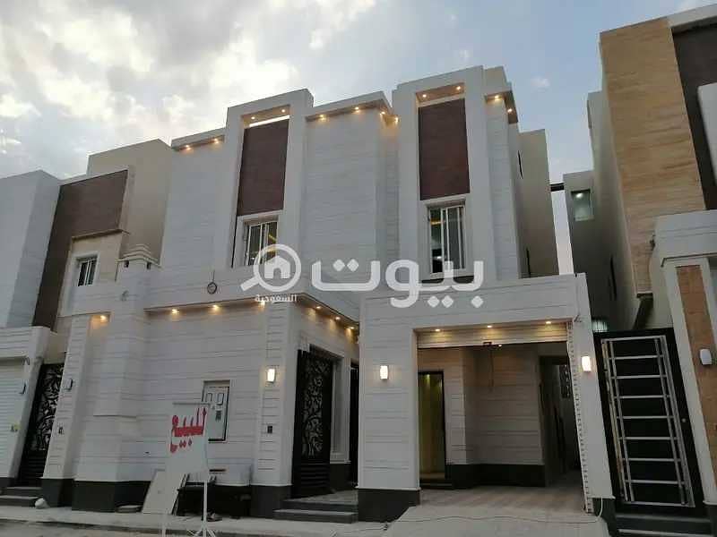 Luxury villa for sale in Al Rimal, east of Riyadh