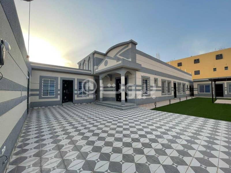 Villa ground floor with the possibility of establishing apartments for sale in Al Ghroob Neighborhood, Tuwaiq