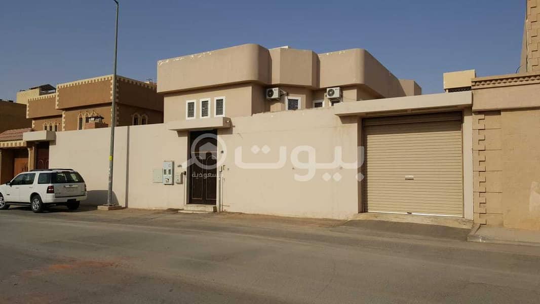 Villa for sale in Al Rawdah behind Red Taj showroom, east Riyadh