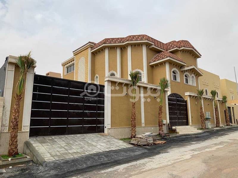 Villa with a pool for sale in Al Malqa, North of Riyadh