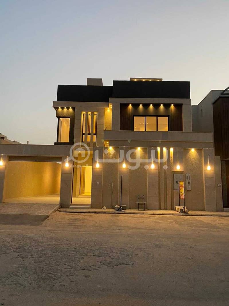 Villa with a pool for sale in Al Arid, North of Riyadh