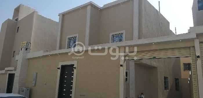 Luxurious villa staircase hall in Al Dar Al Baida district, south of Riyadh