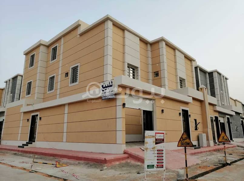 Corner villa with two apartments for sale in Al Rimal district, east of Riyadh