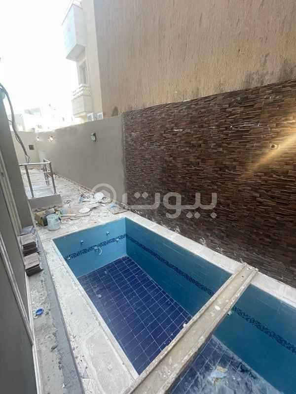 modern Villa | 2 floors | with a pool for sale in Al Zumorrud, North of Jeddah