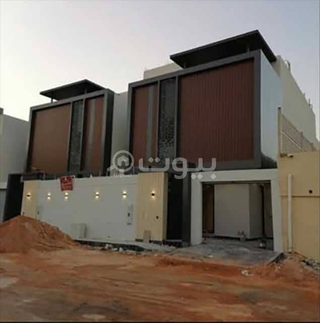 Villa Duplex Stairs In The Hall For Sale In Al Qirawan, North Riyadh