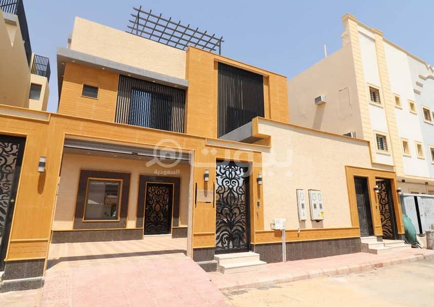 Elegant villa for sale in Al Sahafah, North of Riyadh| 420sqm