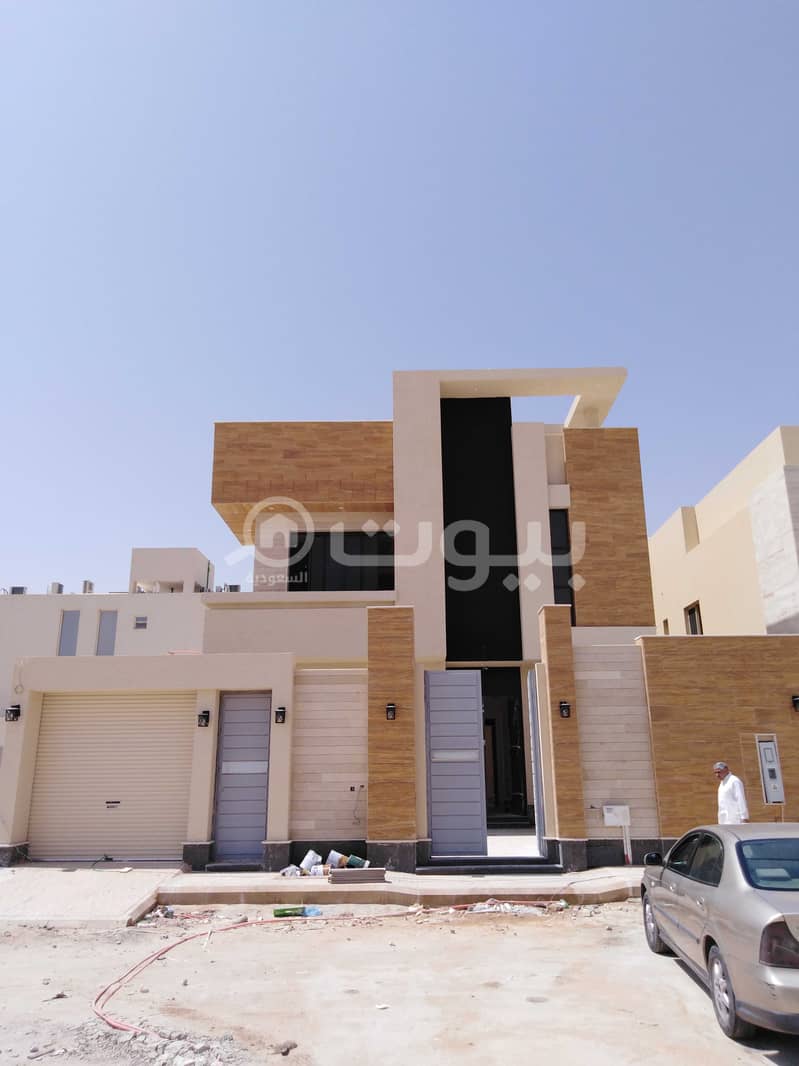 Modern villa for sale in Al Malqa custom building, North of Riyadh