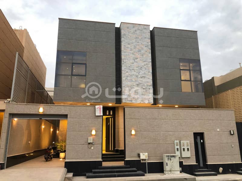 Villa 3 floors for sale in Al Yasmin, North of Riyadh