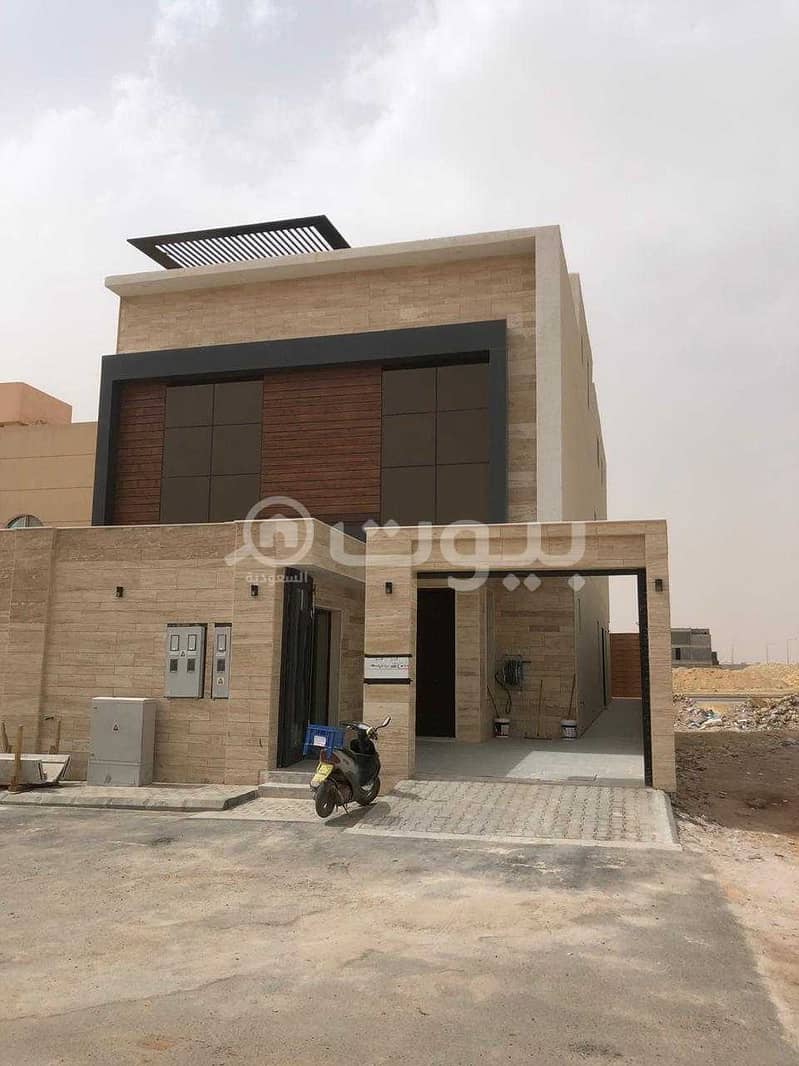 Villa Stairway In Hall And 2 Apartments with park For Sale In Al Amaneh, North Riyadh