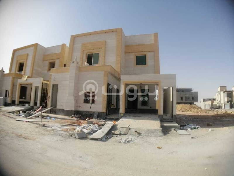 Villa for sale stair in hall and two apartments in Al Narjis, Riyadh