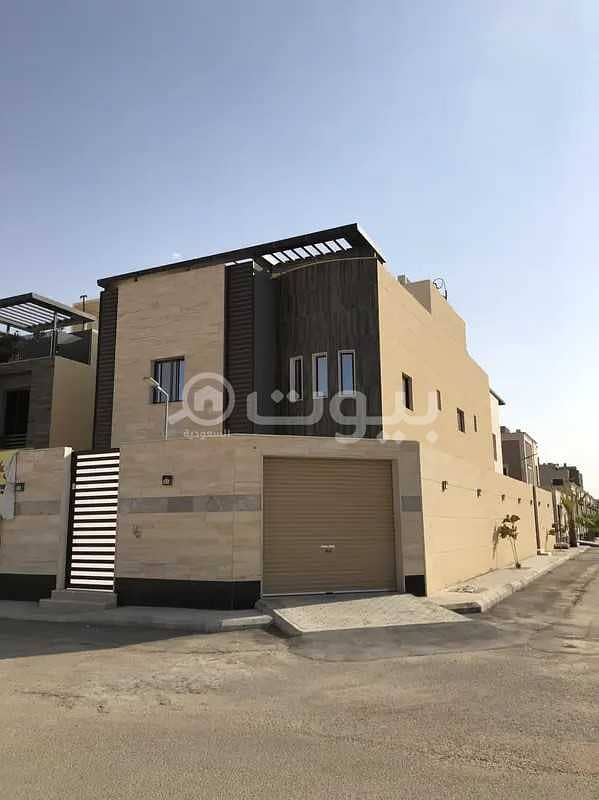 فيلا راقية 420م2 بناء شخصي للبيع بحي النرجس شمال الرياض
