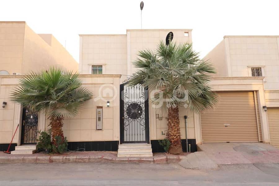 Spacious internal staircase villa with a pool for sale in Al Yasmin, North of Riyadh
