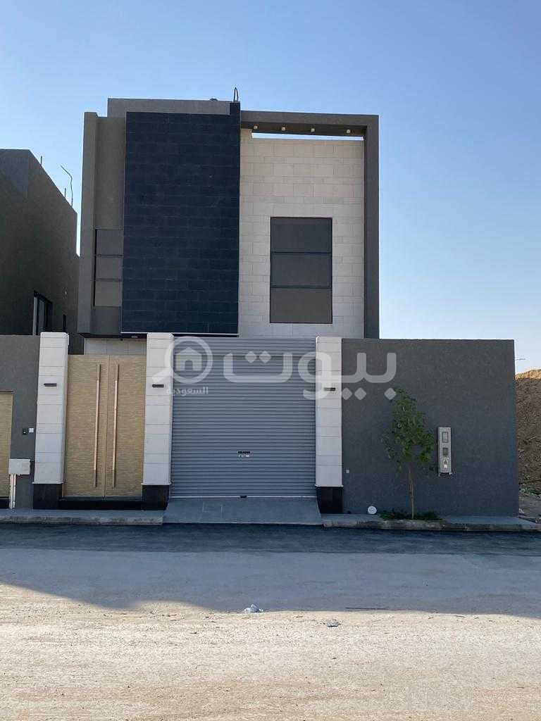 Villa Internal Staircase For Sale In Al Qirawan District, North Of Riyadh