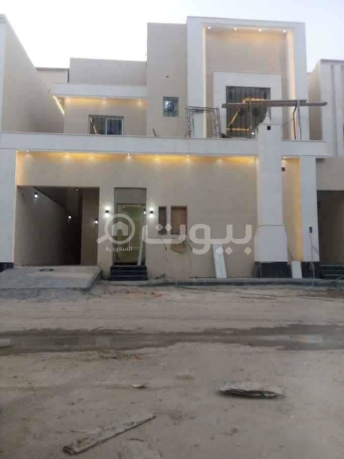 Villa Stairs in the hallway and two apartments for sale in Al Rimal, east of Riyadh