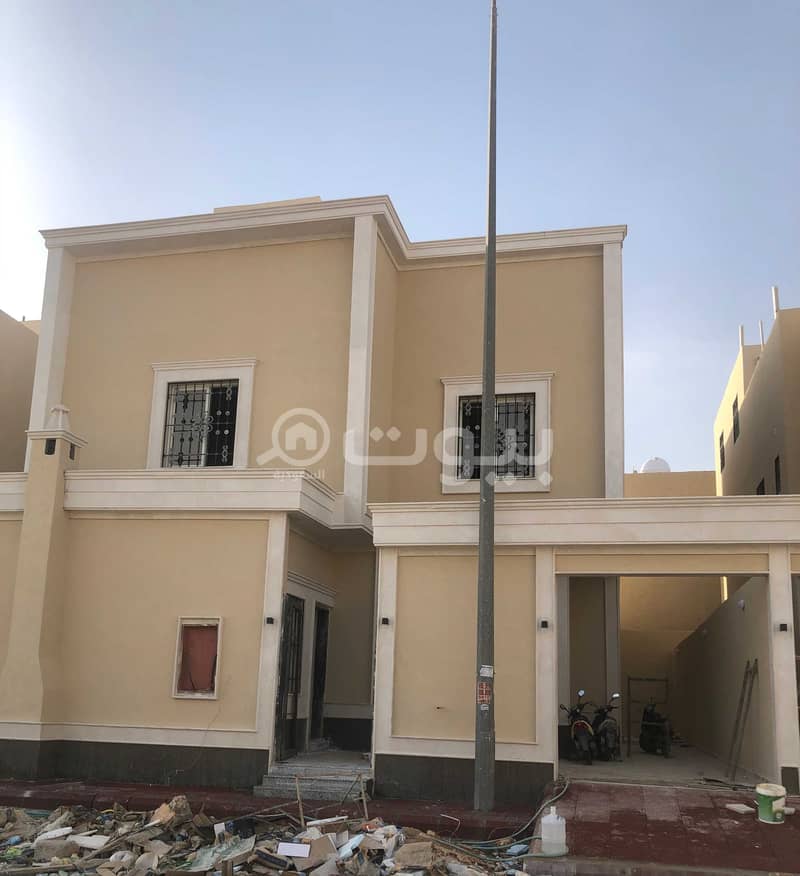 2 internal staircase villas and an apartment for sale in King Khalid International Airport, North Of Riyadh