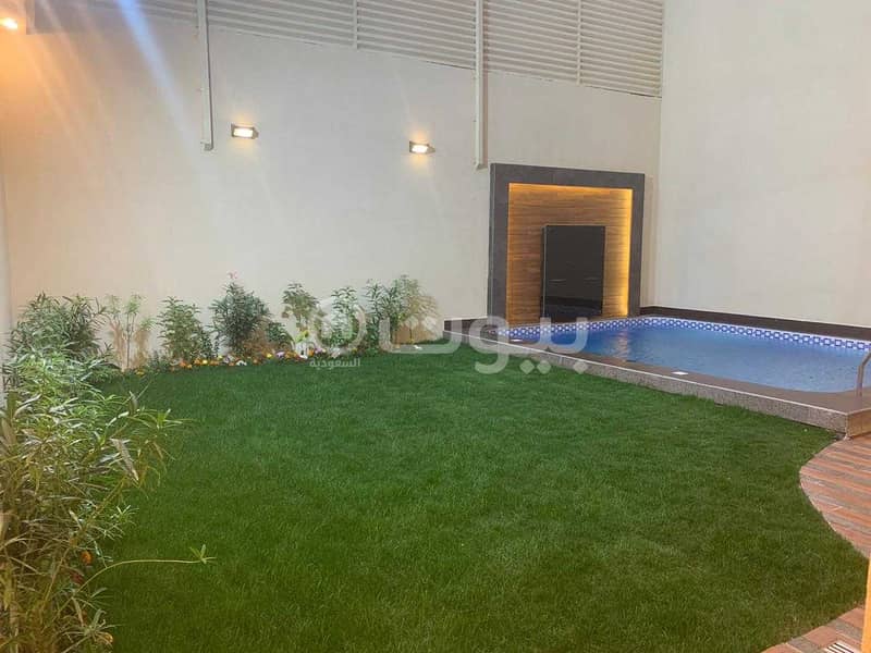 2 Villas | internal stairs | with a Pool for sale in Al Malqa, north of Riyadh